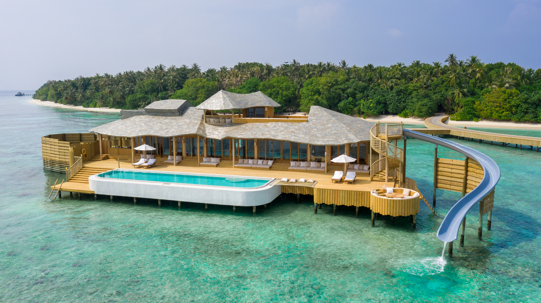 Two-Bedroom Water Reserve with Slide
