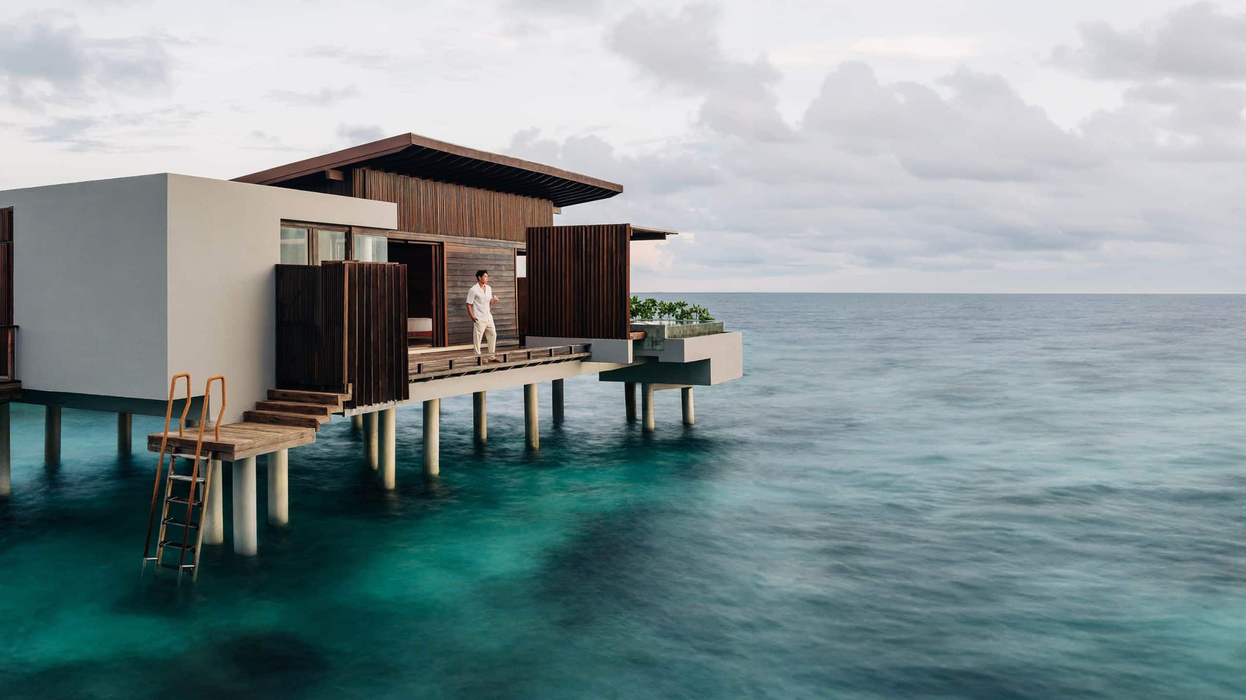 Overwater Sunset Pool Villa