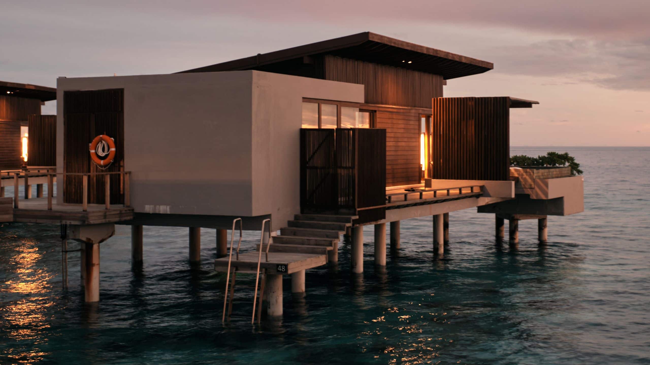 Overwater Sunset Villa