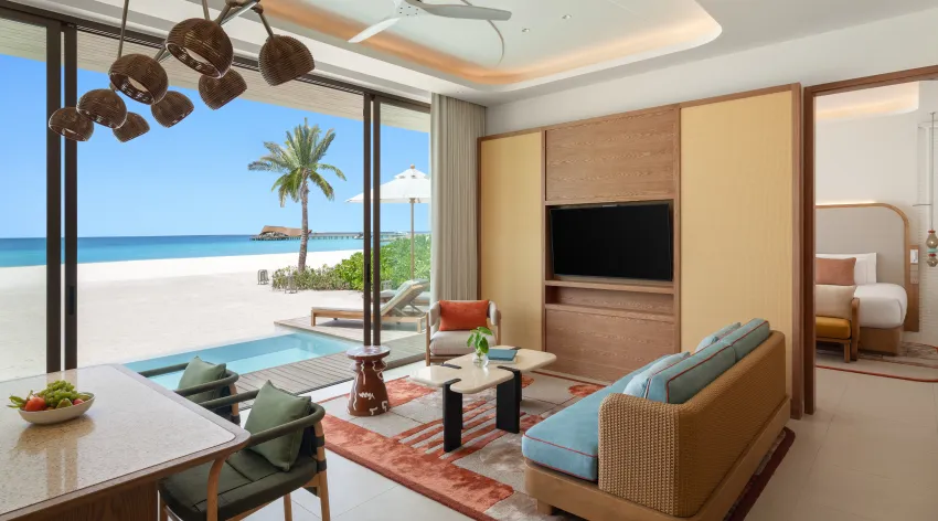 Two-Bedroom Beachfront Pool Villa