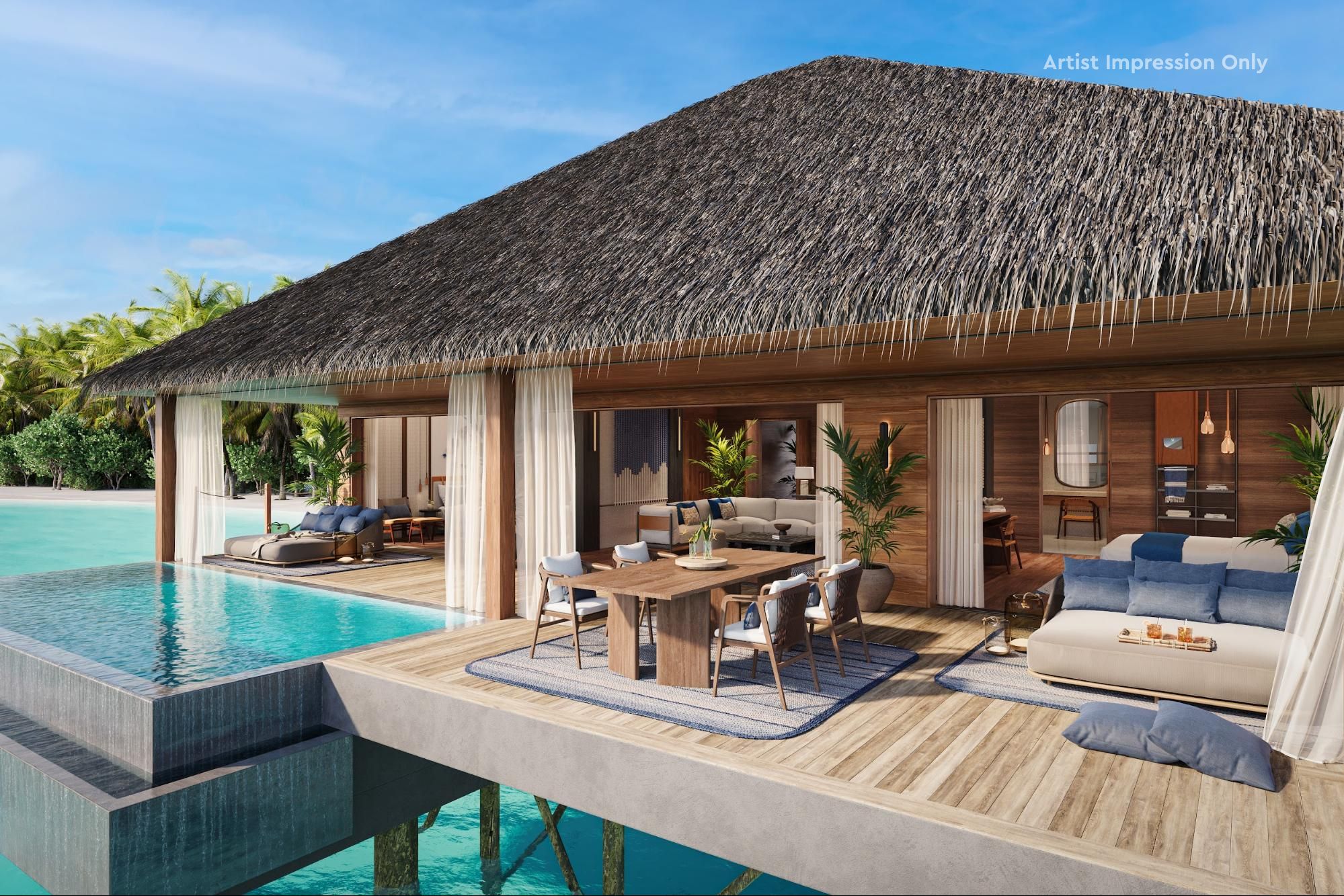Two Bedroom Water Suite with Private Pool