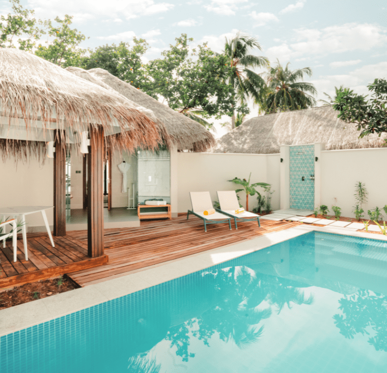 Beach Villa with Pool
