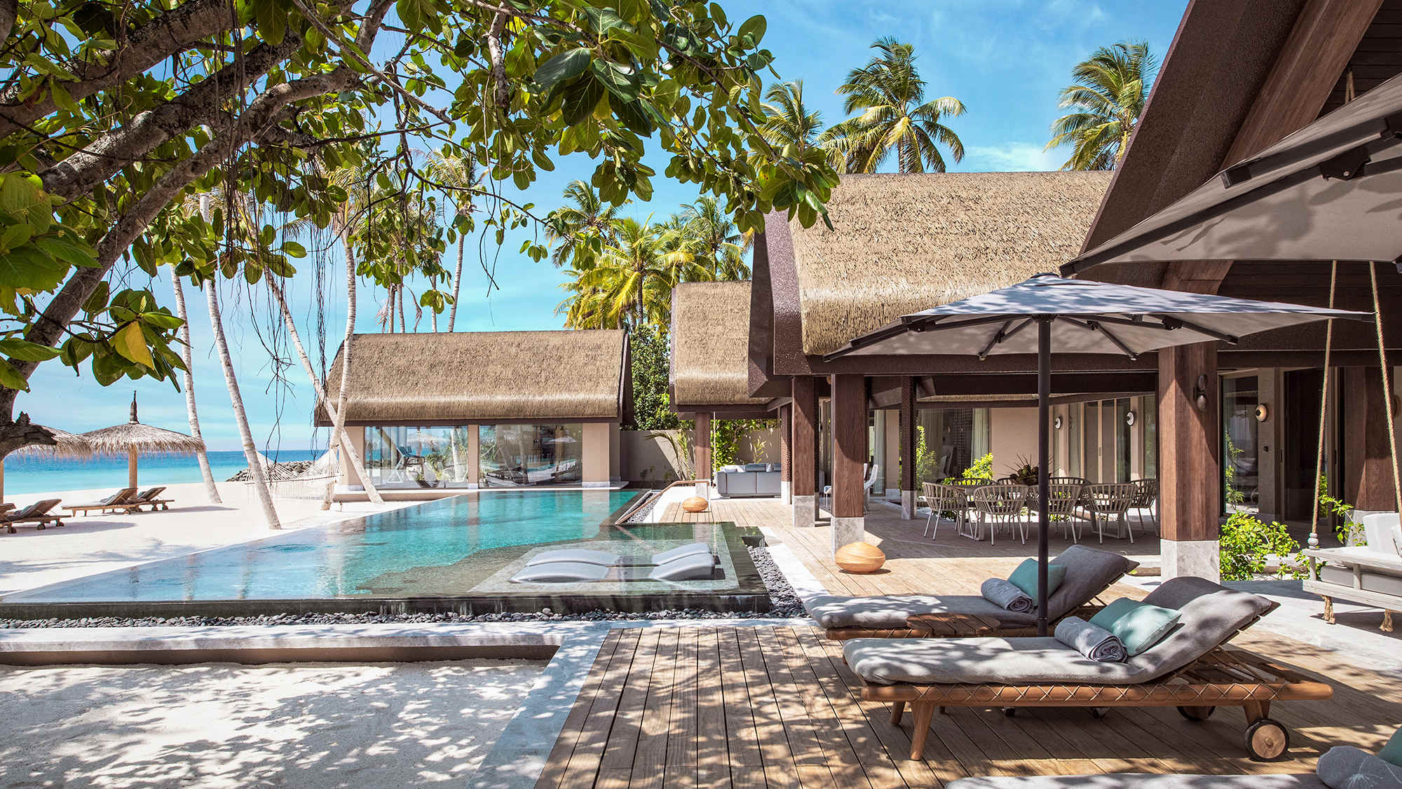 Three-Bedroom Wellbeing Beach Pool Residence