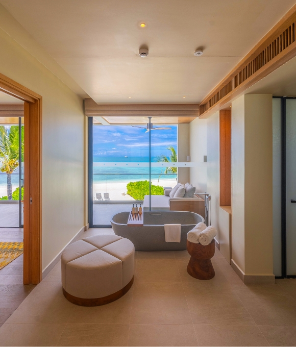 Four-Bedroom Beach Residence with Private Pool at Kuda Villingili Resort thumbnail 4