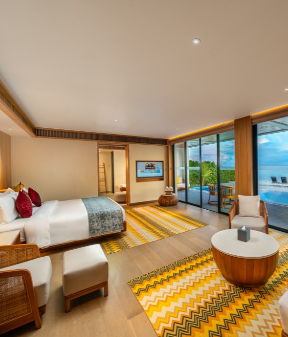 Four-Bedroom Beach Residence with Private Pool at Kuda Villingili Resort thumbnail 5