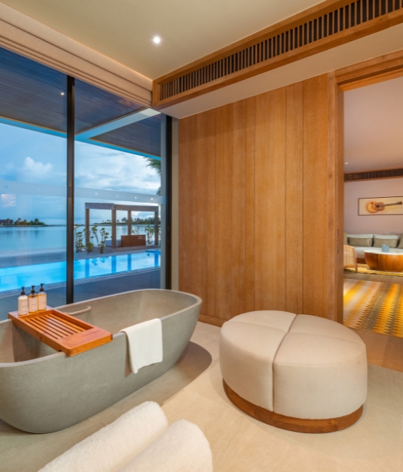 Four-Bedroom Beach Residence with Private Pool at Kuda Villingili Resort thumbnail 8