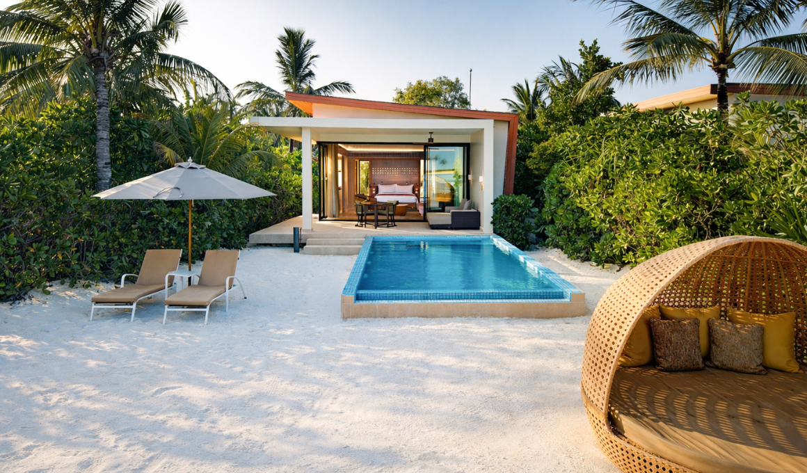 Sunrise Beach Villa with Private Pool at Kuda Villingili Resort thumbnail 7