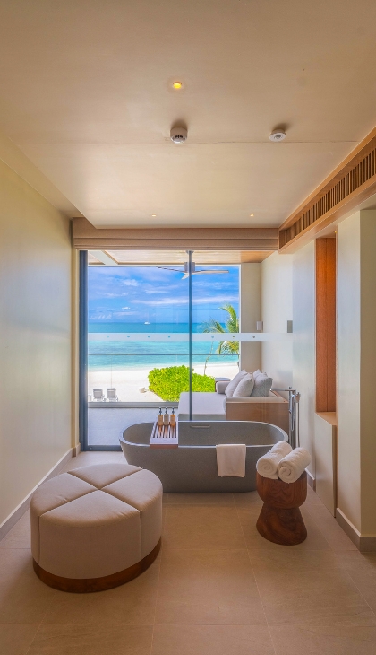 Four-Bedroom Beach Villa with Private Pool at Kuda Villingili Resort thumbnail 3