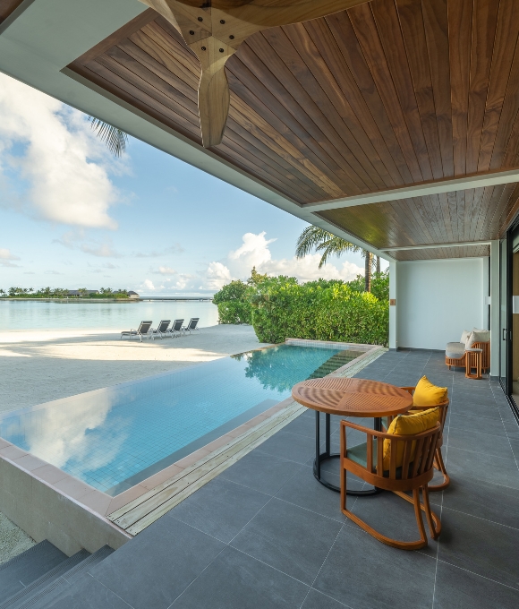 Four-Bedroom Beach Villa with Private Pool at Kuda Villingili Resort thumbnail 6