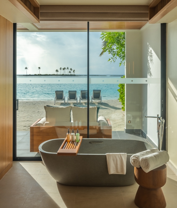 Four-Bedroom Beach Villa with Private Pool at Kuda Villingili Resort thumbnail 7