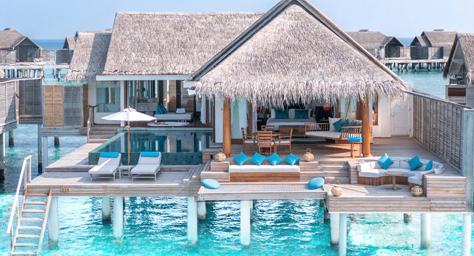 Sunset Over Water Pool Villa