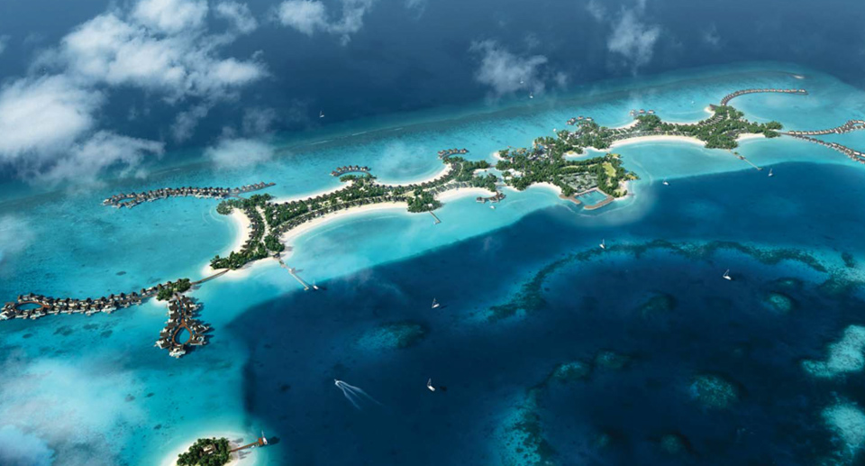 Mandarin Oriental, Bolidhuffaru Reef official pre-opening render